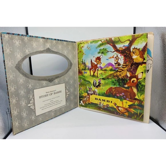 Vintage Walt Disney's The Story of Bambi Magic Mirror LP Record Album 1960 1960s - Picture 4 of 16